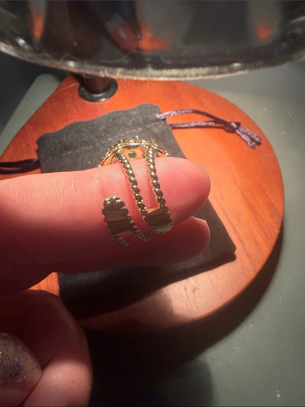 New Feed Me Gems Texas Turquoise Eclipse Ring